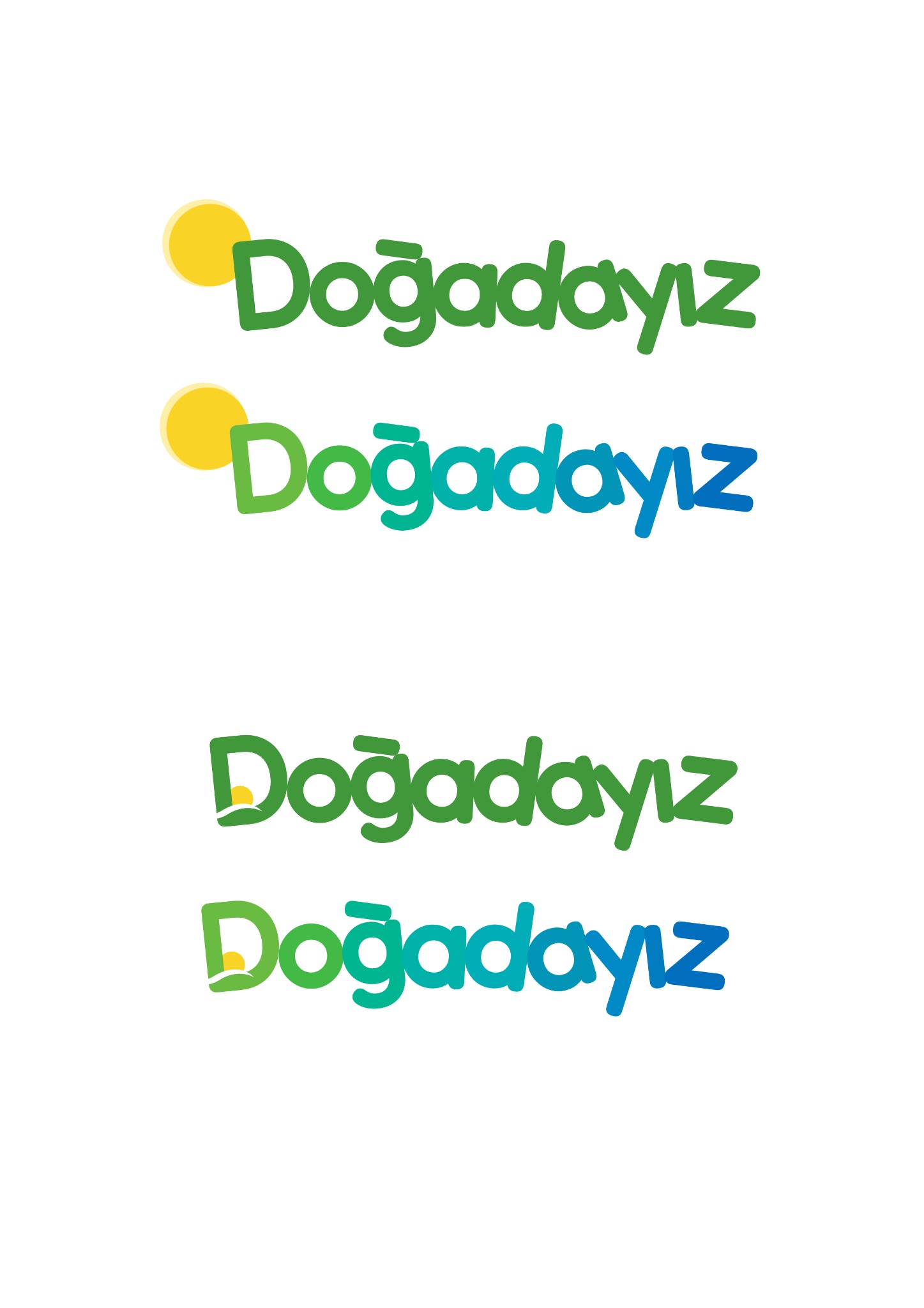 Wordmark logo varyasyonları üçüncü grup