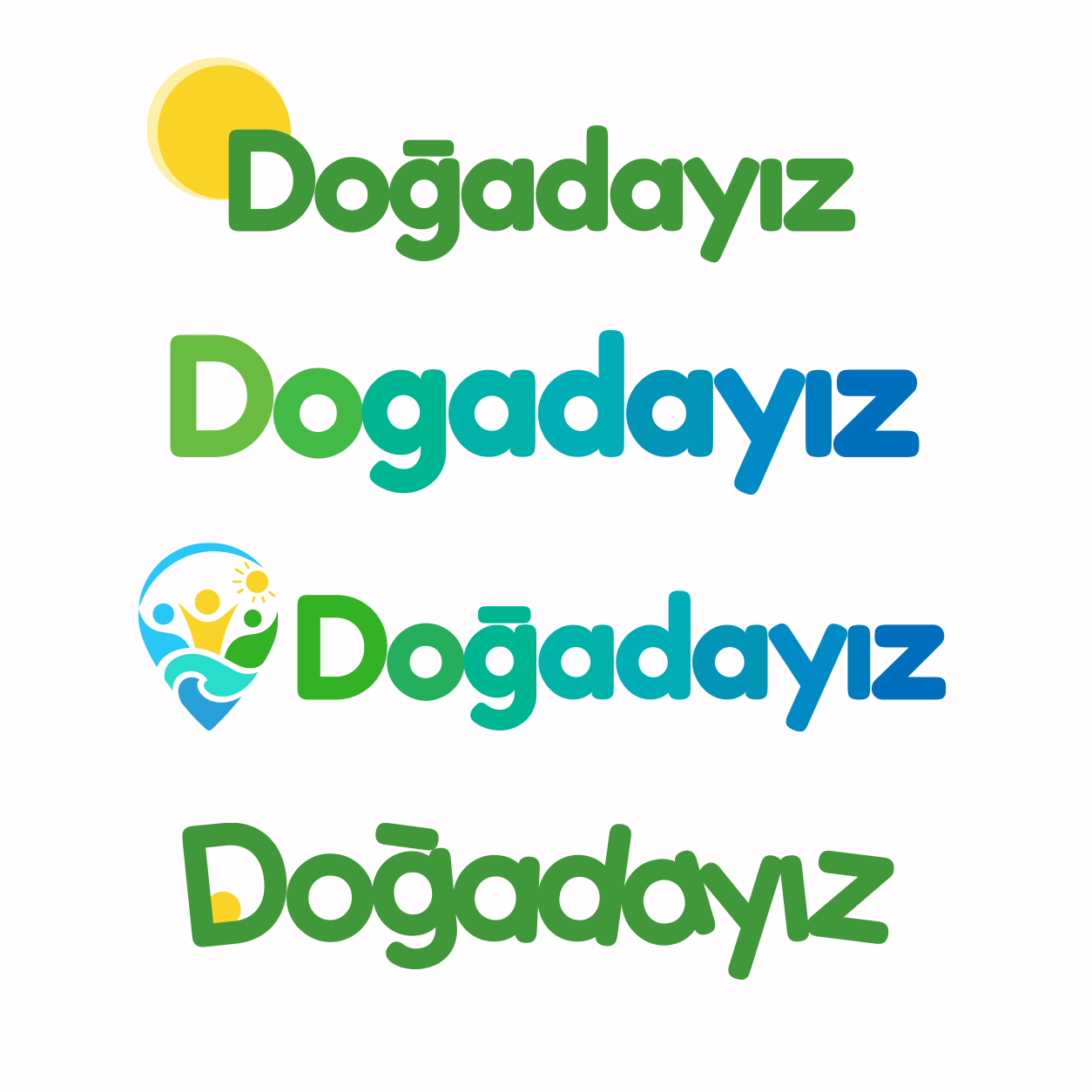 Doğadayız yeni wordmark